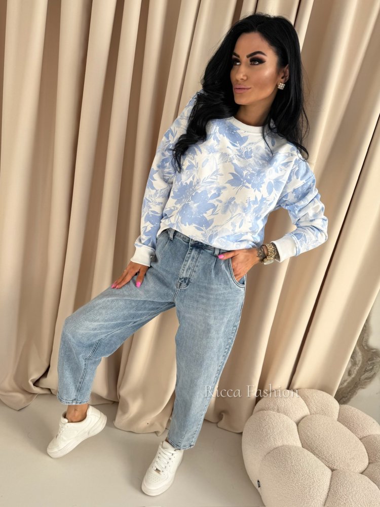 Bluza bawełniana FLORA,...