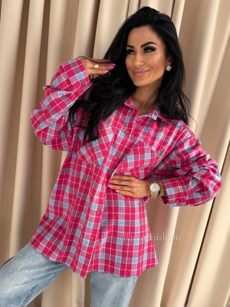 Koszula w kratę ALLEGRA,...