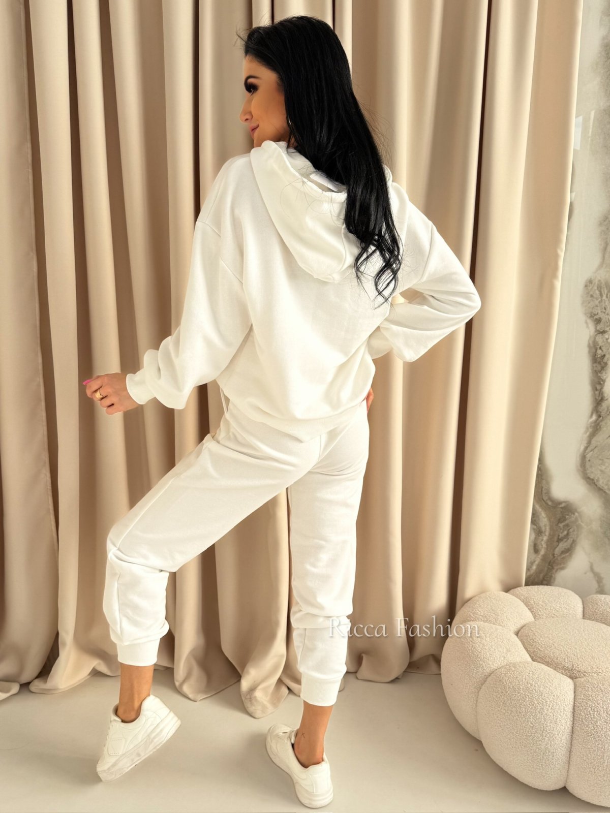 Komplet bawełniany VILLO, ecru