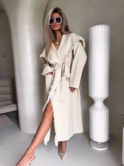 Płaszcz DIVA, jasny beż