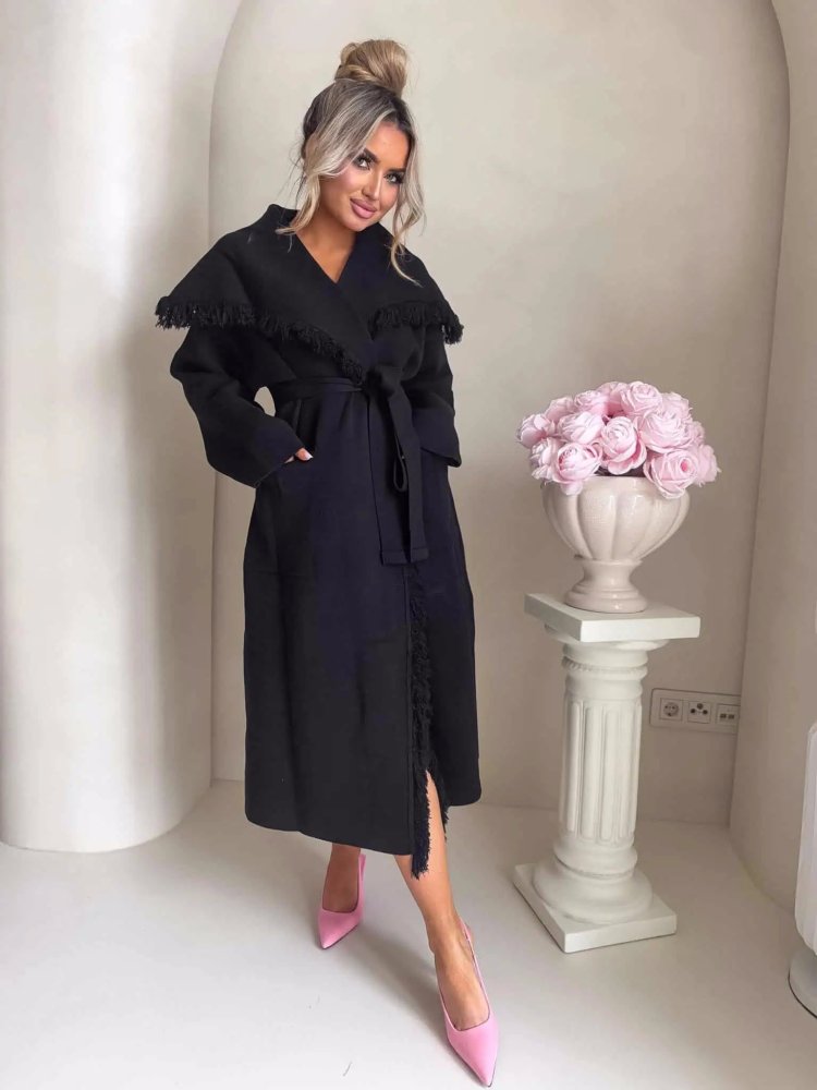 Płaszcz DIVA, czarny