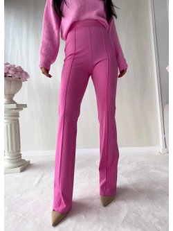 Spodnie dzwony TAMI, różowe