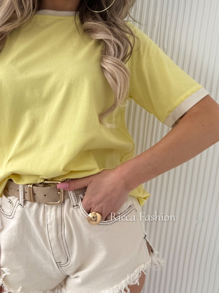 T-shirt ASTRO, yellow