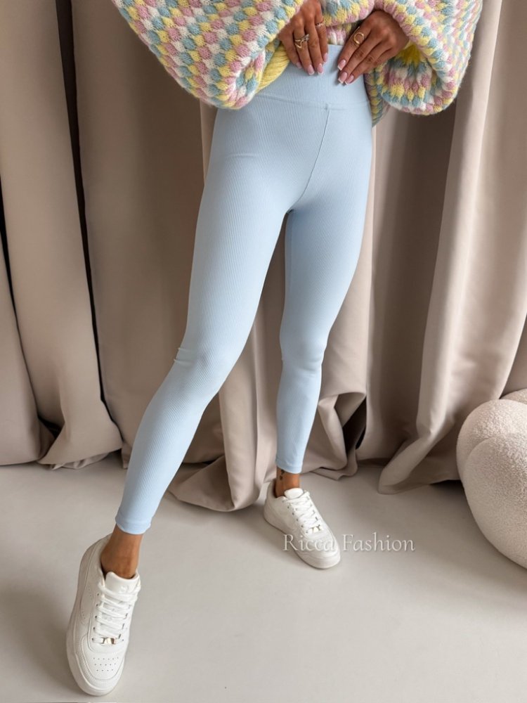 Legginsy prążkowane AMBER,...