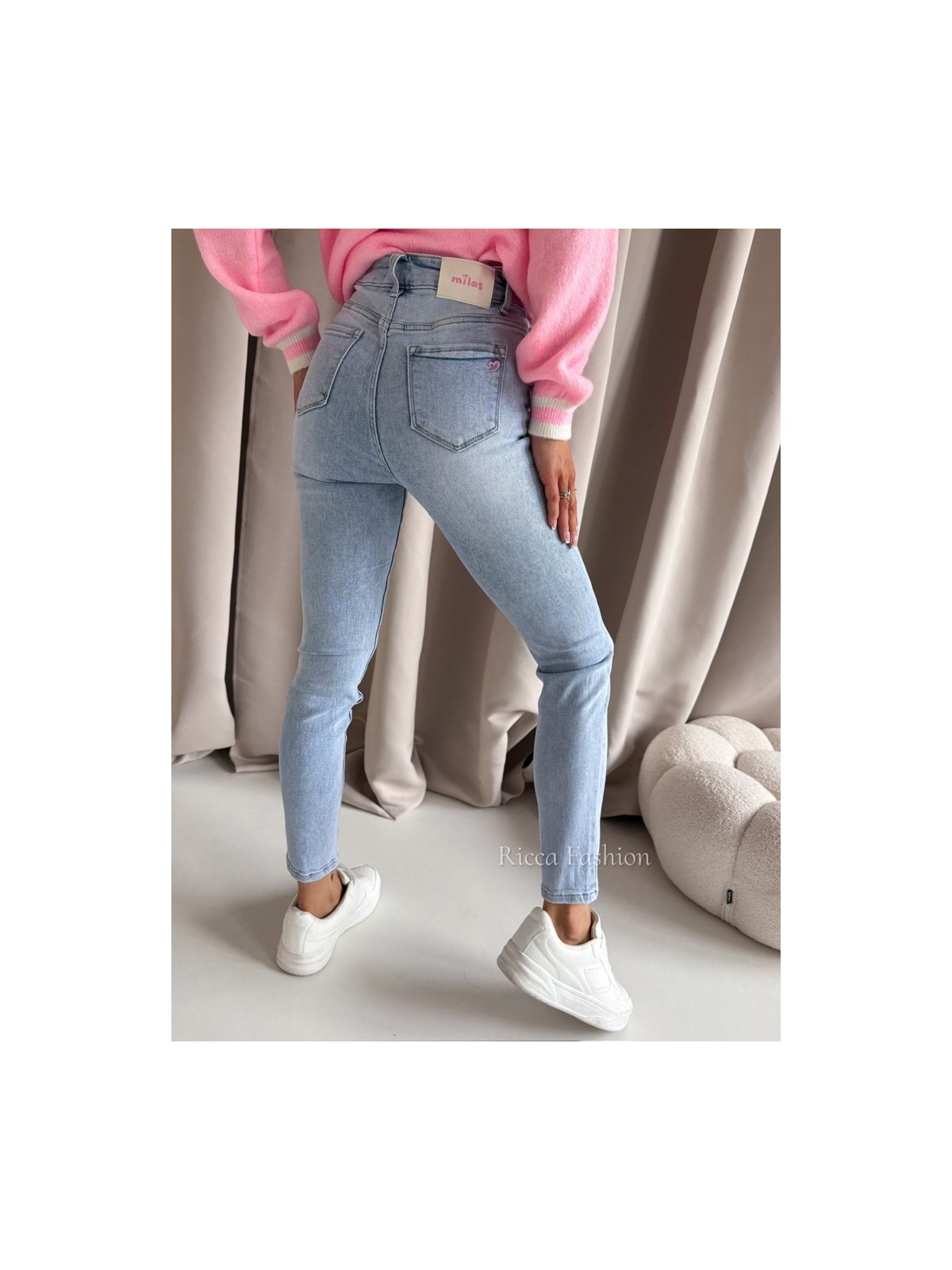 Spodnie skinny jeans MATTEO, blue