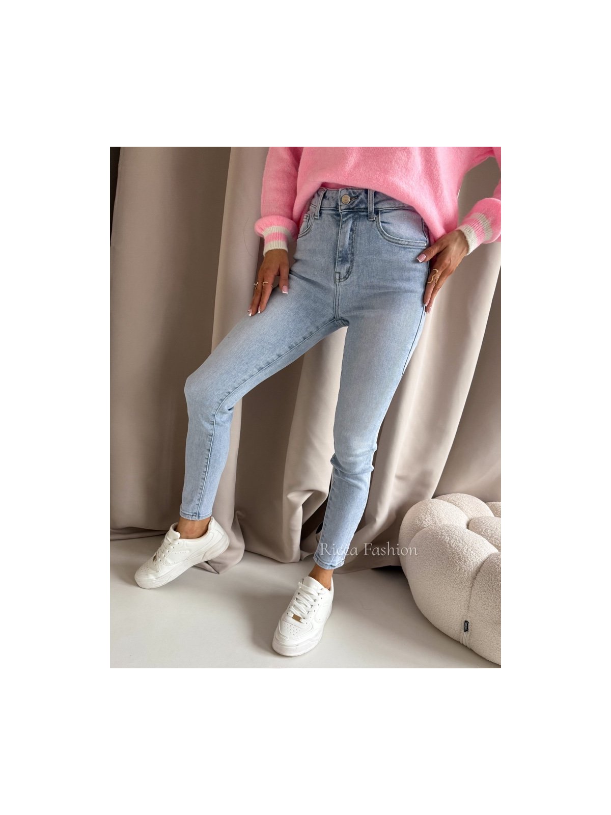 Spodnie skinny jeans MATTEO, blue