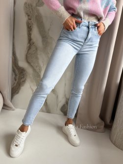 Spodnie skinny jeans LIONNE, light blue