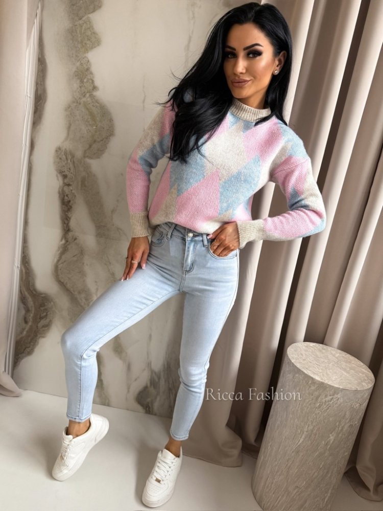 Spodnie skinny jeans LIONNE, light blue