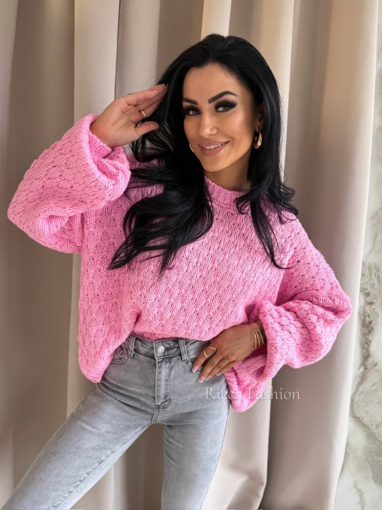 Sweter PROVANCE, sweet pink