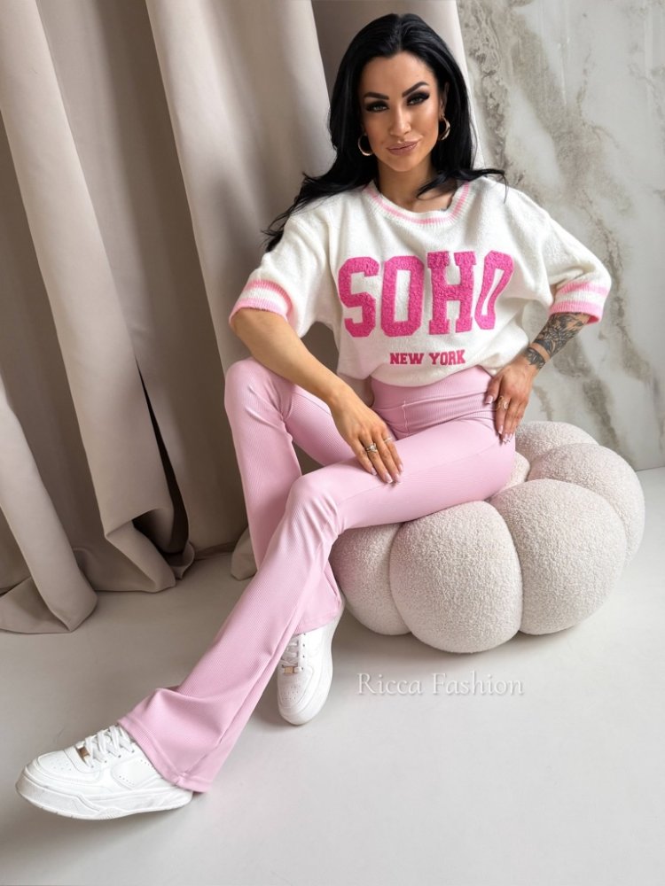 Sweter SOHO SHORT, ecru