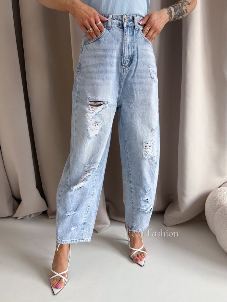 Spodnie balloon JOEY, blue