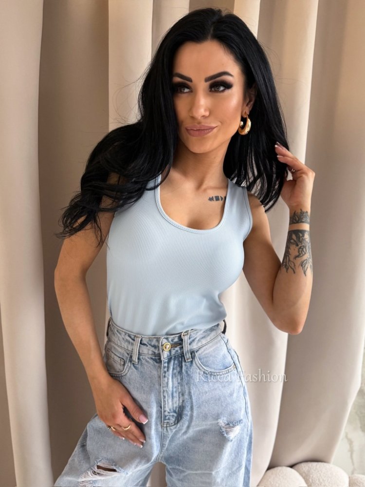 Bluzka/top prążek FUSION,...