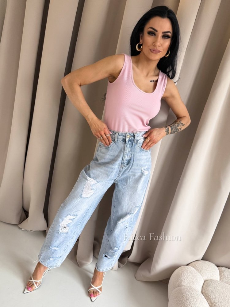 Bluzka/top prążek FUSION,...