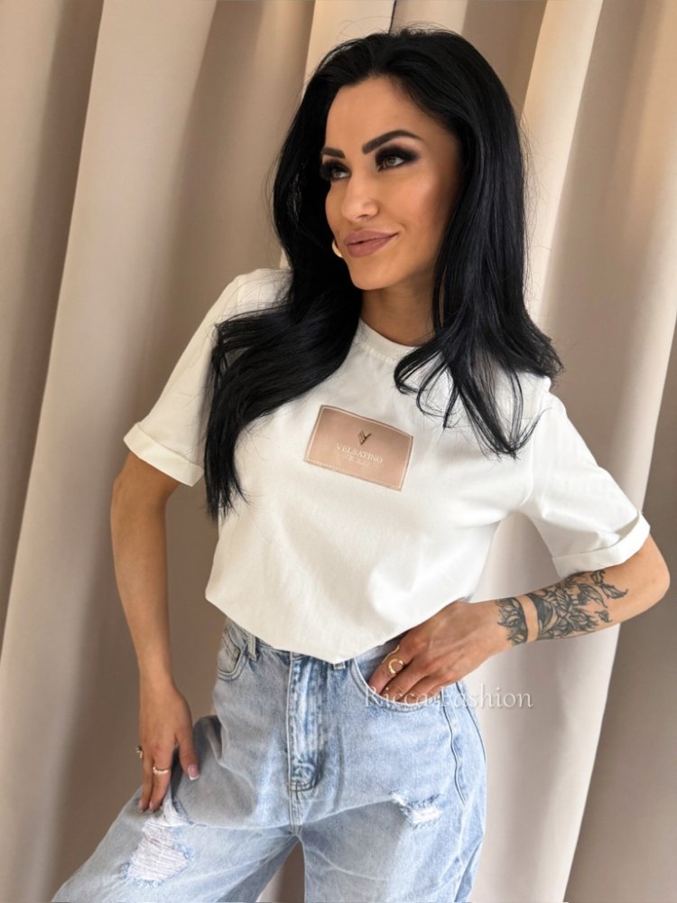 T-shirt bawełniany VALLIO,...