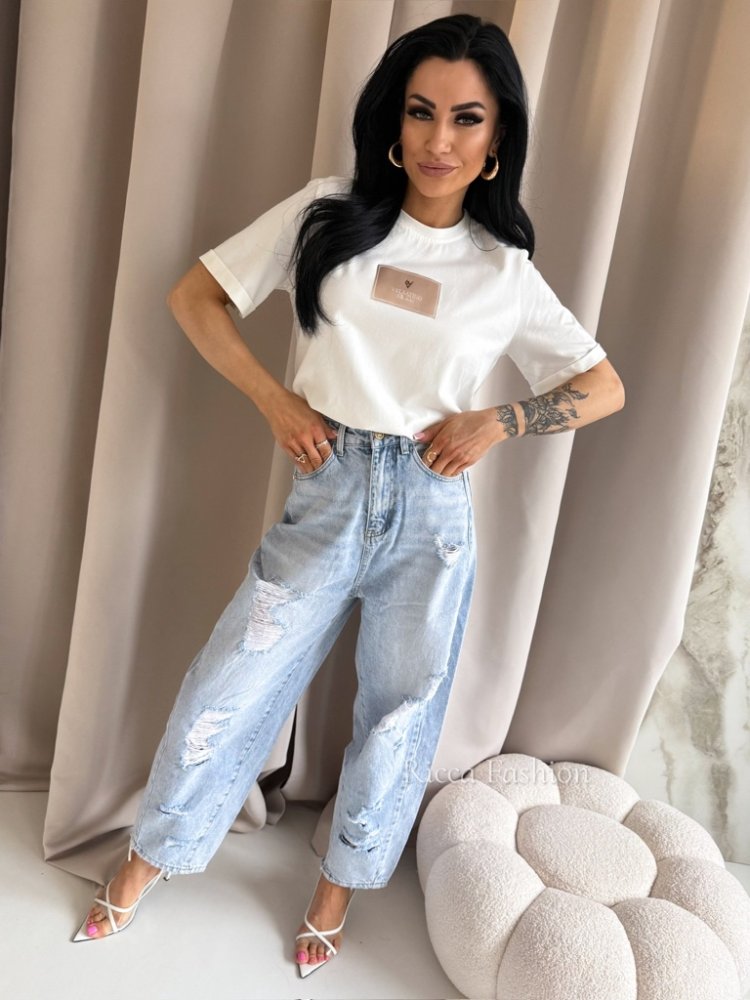 T-shirt bawełniany VALLIO,...