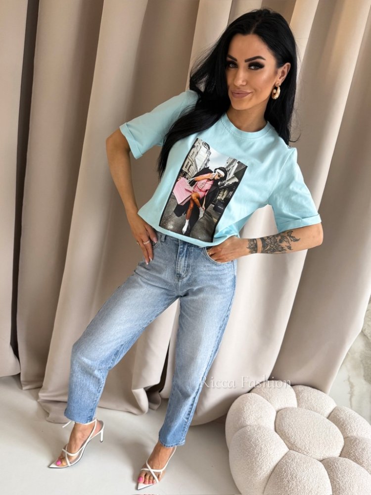 T-shirt bawełniany PARIS...