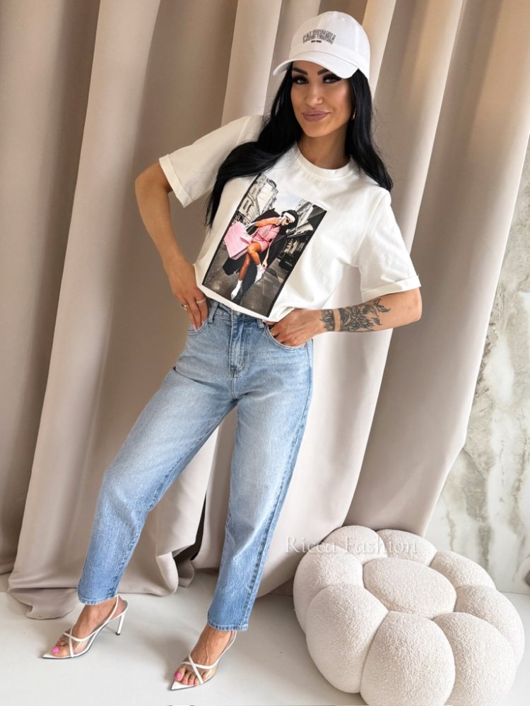 T-shirt bawełniany PARIS...