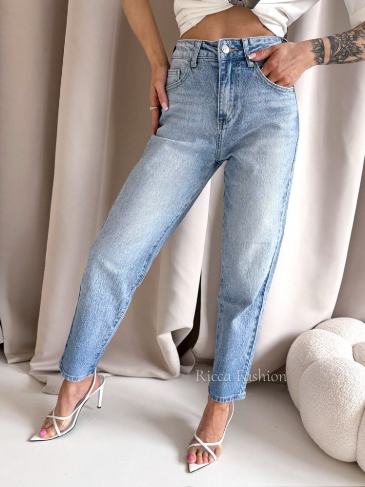 Spodnie mom fit SILAS, dark...