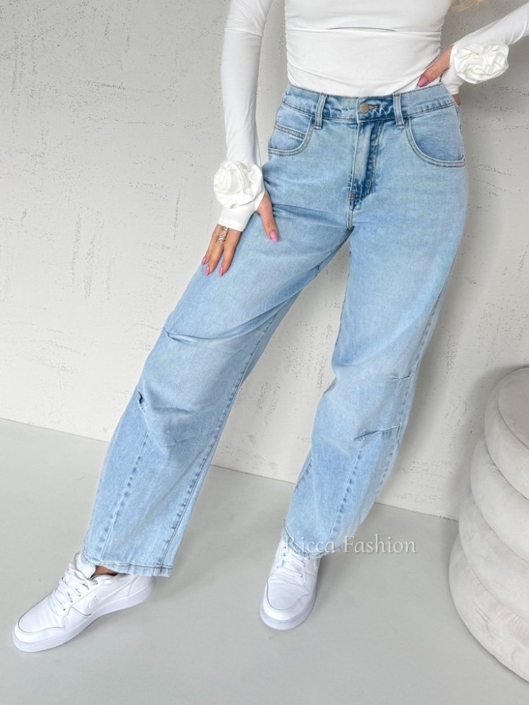 Spodnie balloon LUCIEN, blue