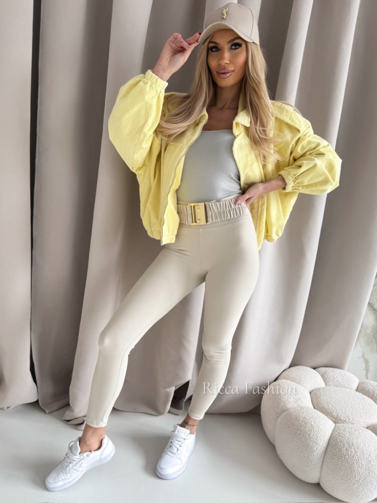 Legginsy prążkowane NOAH,...