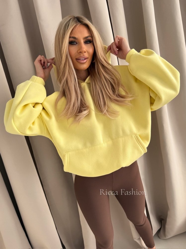 Bluza dresowa ADRIEN, banana