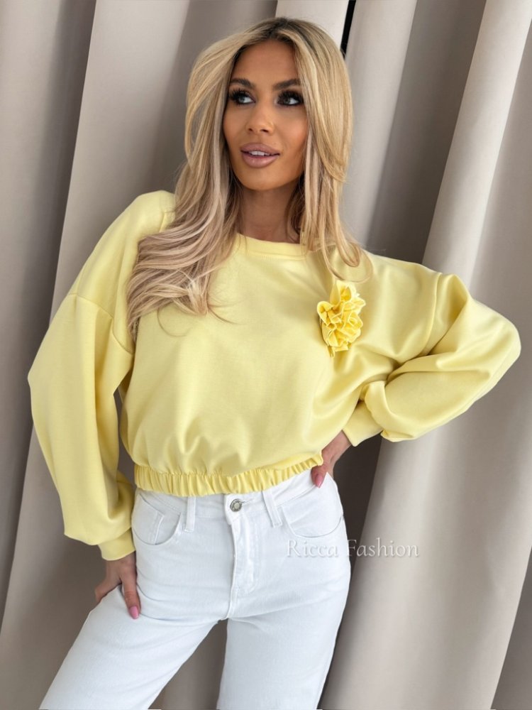 Bluza z wiskozy FLORESSITA,...