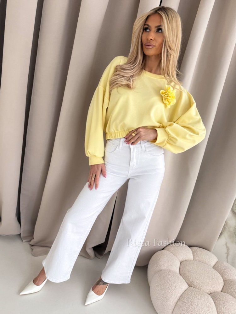 Bluza z wiskozy FLORESSITA,...