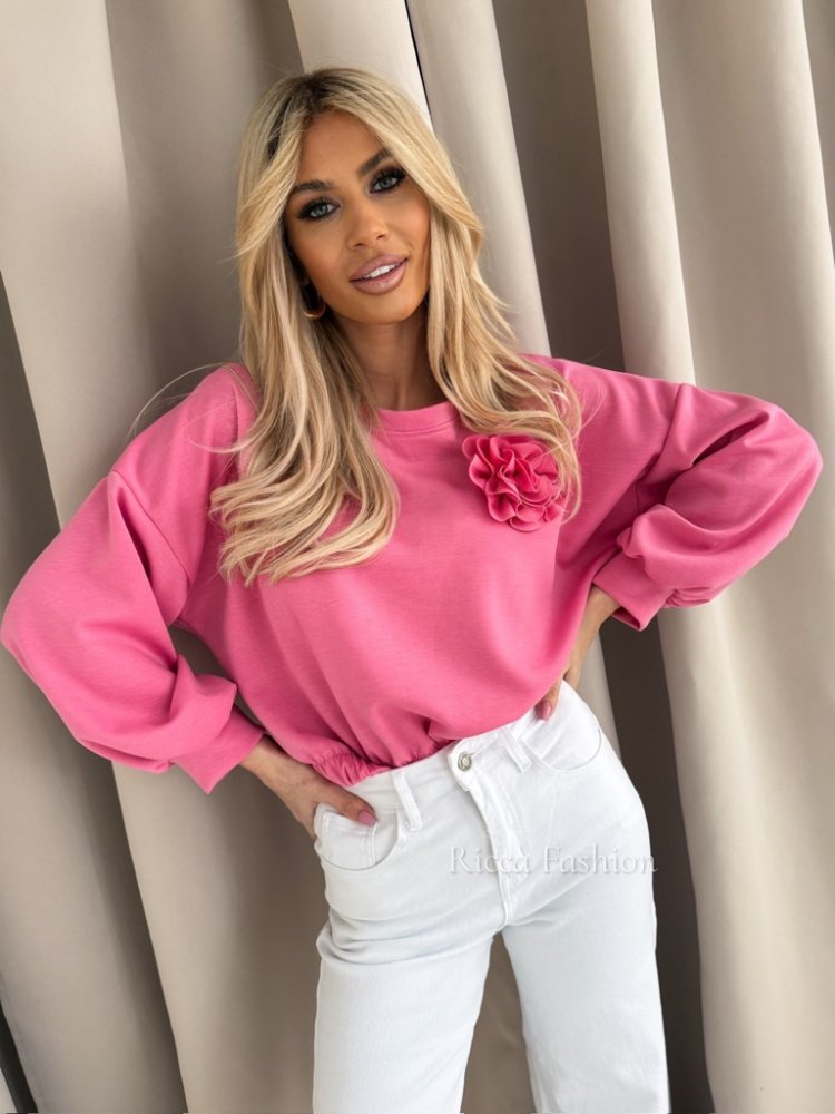 Bluza z wiskozy FLORESSITA,...