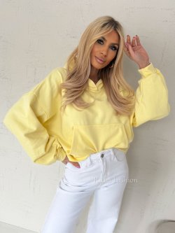 Bluza dresowa LIORA, banana