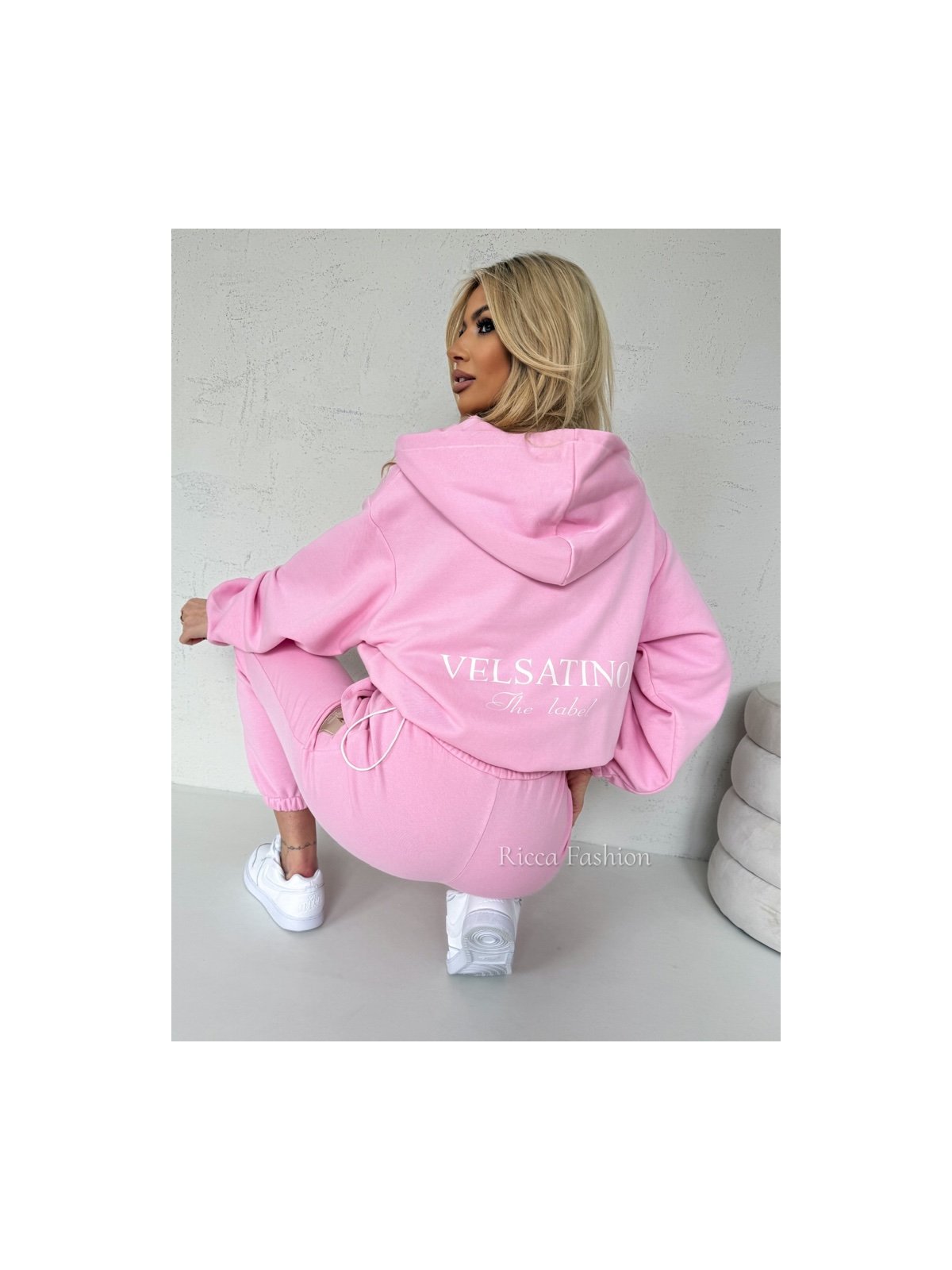 Komplet bawełniany ANDRE, sweet pink