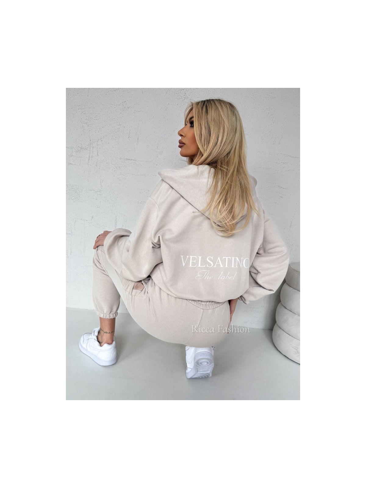 Komplet bawełniany ANDRE, beige