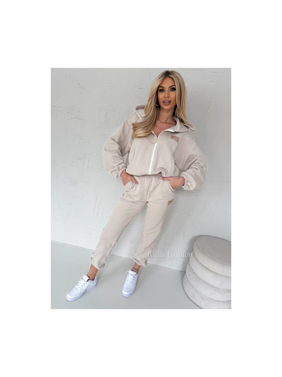 Komplet bawełniany ANDRE, beige