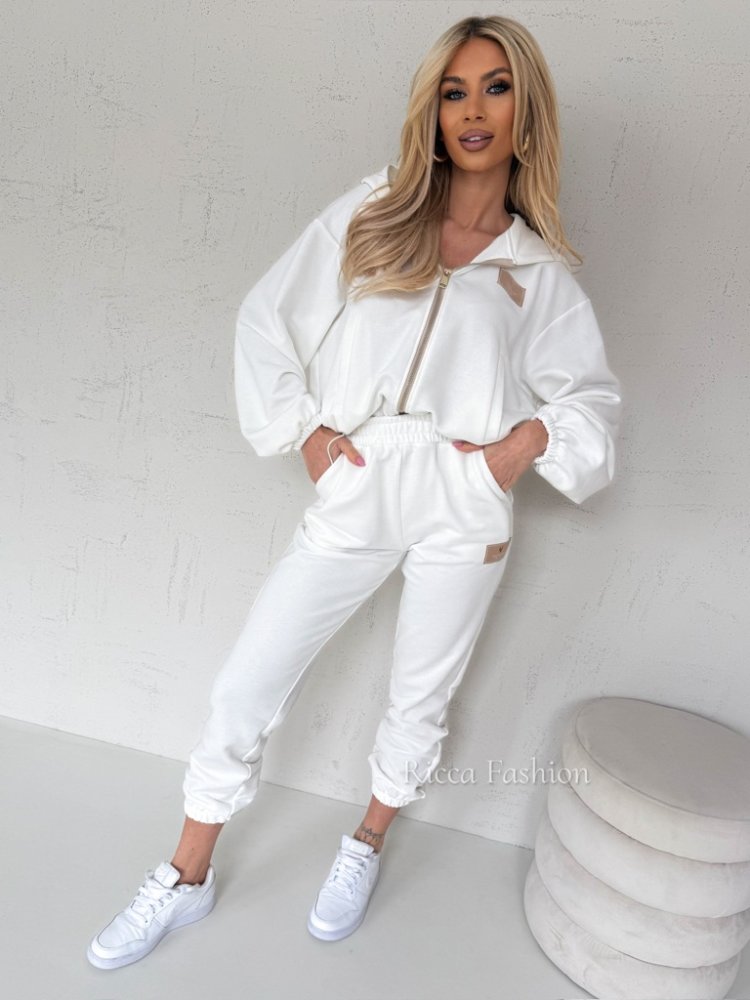 Komplet bawełniany ANDRE, ecru