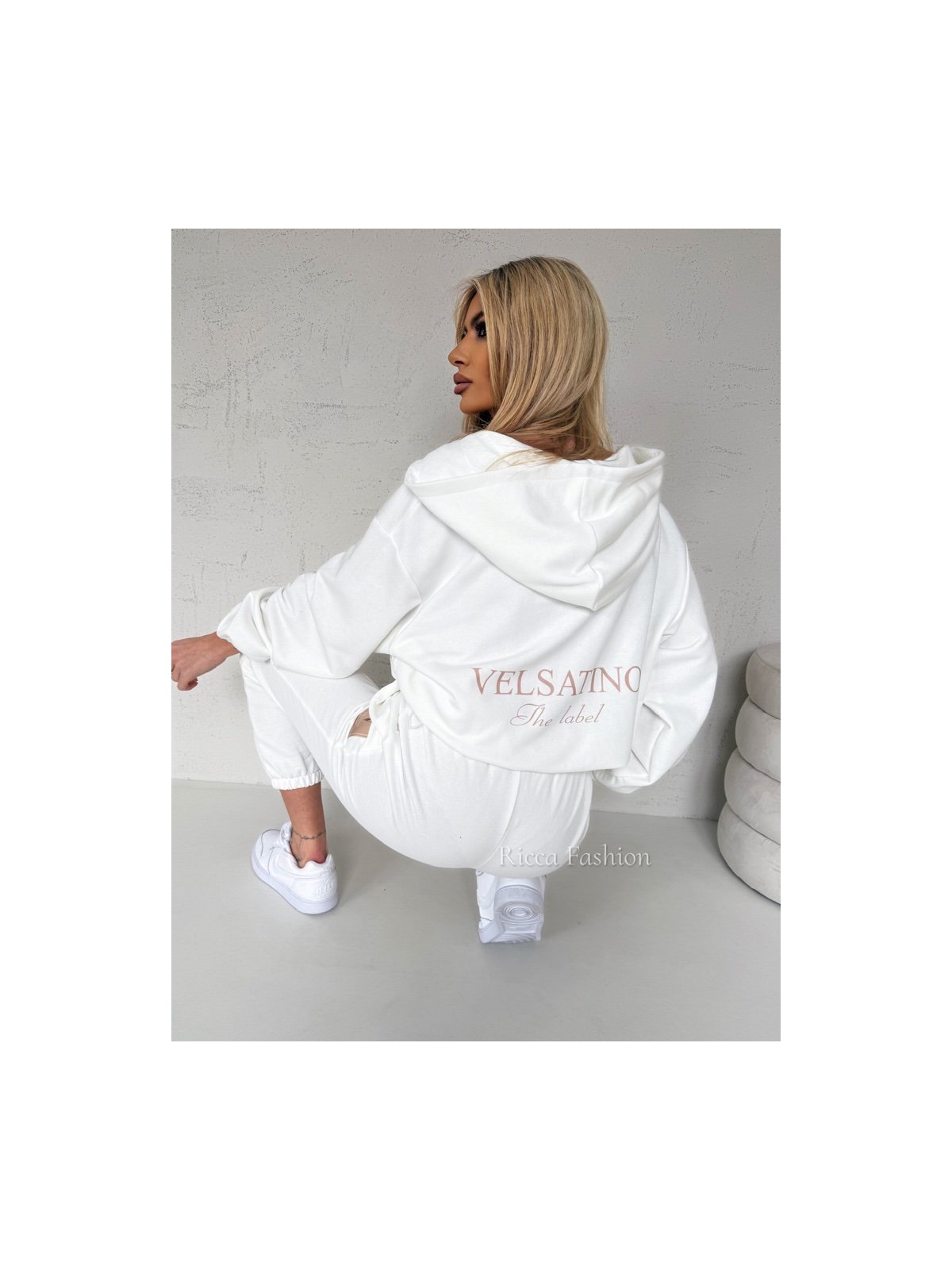 Komplet bawełniany ANDRE, ecru