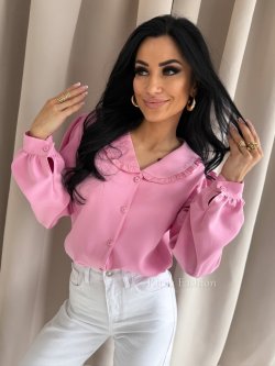 Koszula z wiskozą NICOLE, sweet pink