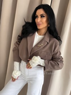 Marynarka premium SAINT, cappuccino