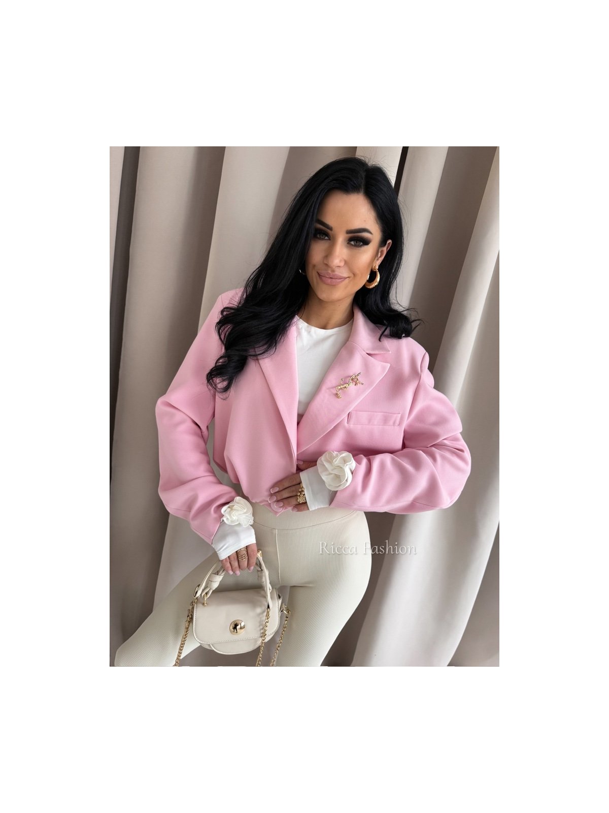 Marynarka premium SAINT, pastel pink