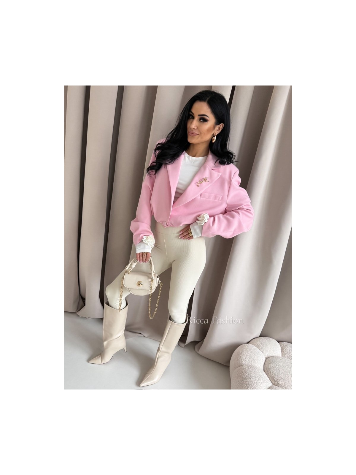 Marynarka premium SAINT, pastel pink