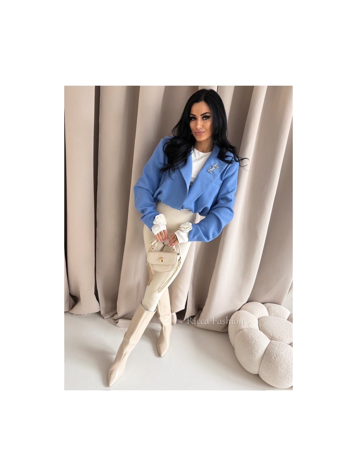 Marynarka premium SAINT, denim blue