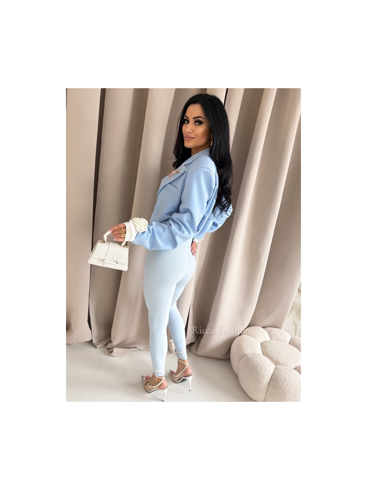 Marynarka premium SAINT, baby blue