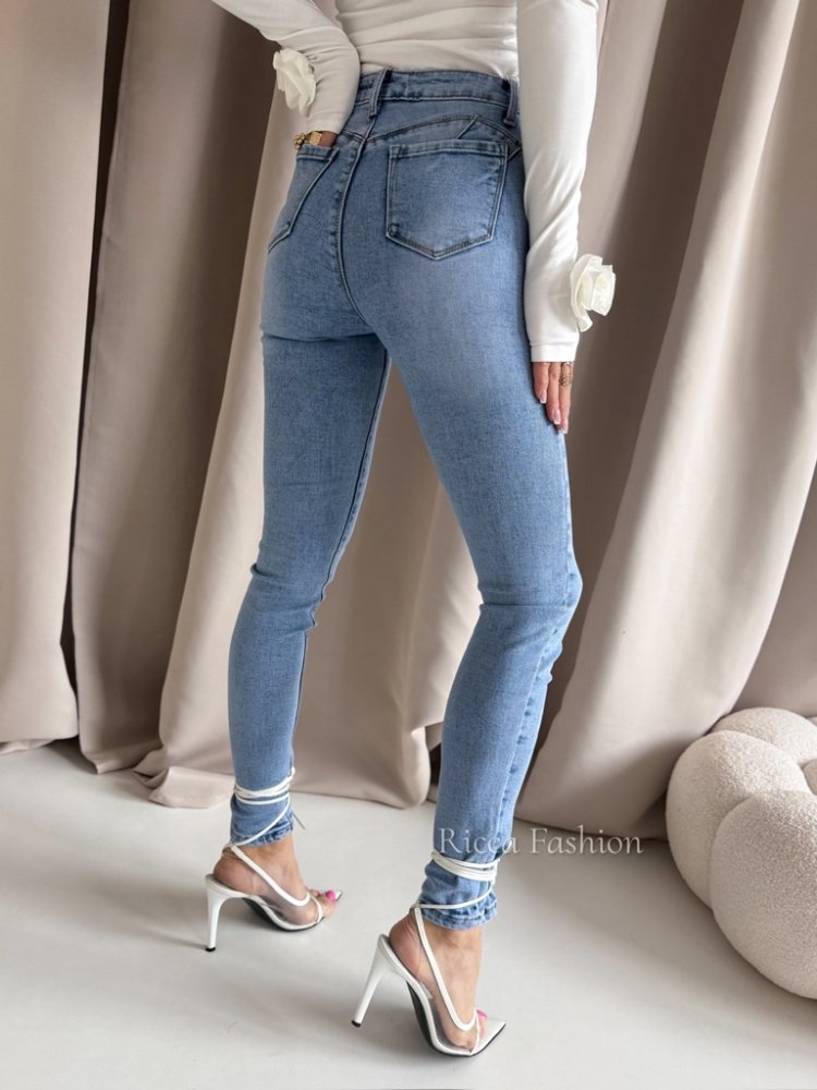 Spodnie skinny push up...