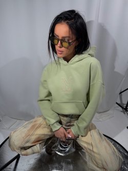 Bluza dresowa HONEY, matcha