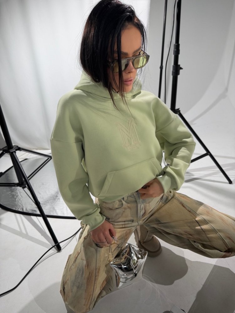 Bluza dresowa HONEY, matcha