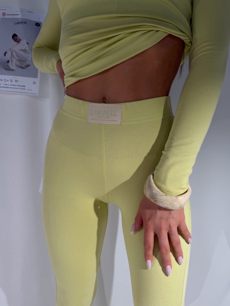 Legginsy PRIME, limonka
