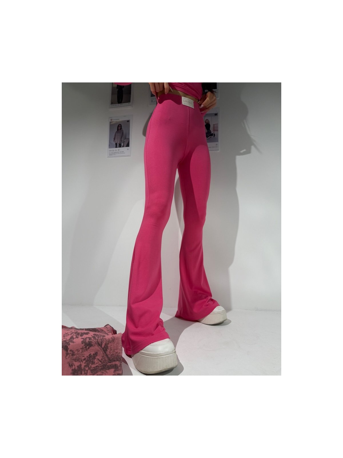 Legginsy PRIME, fuksja