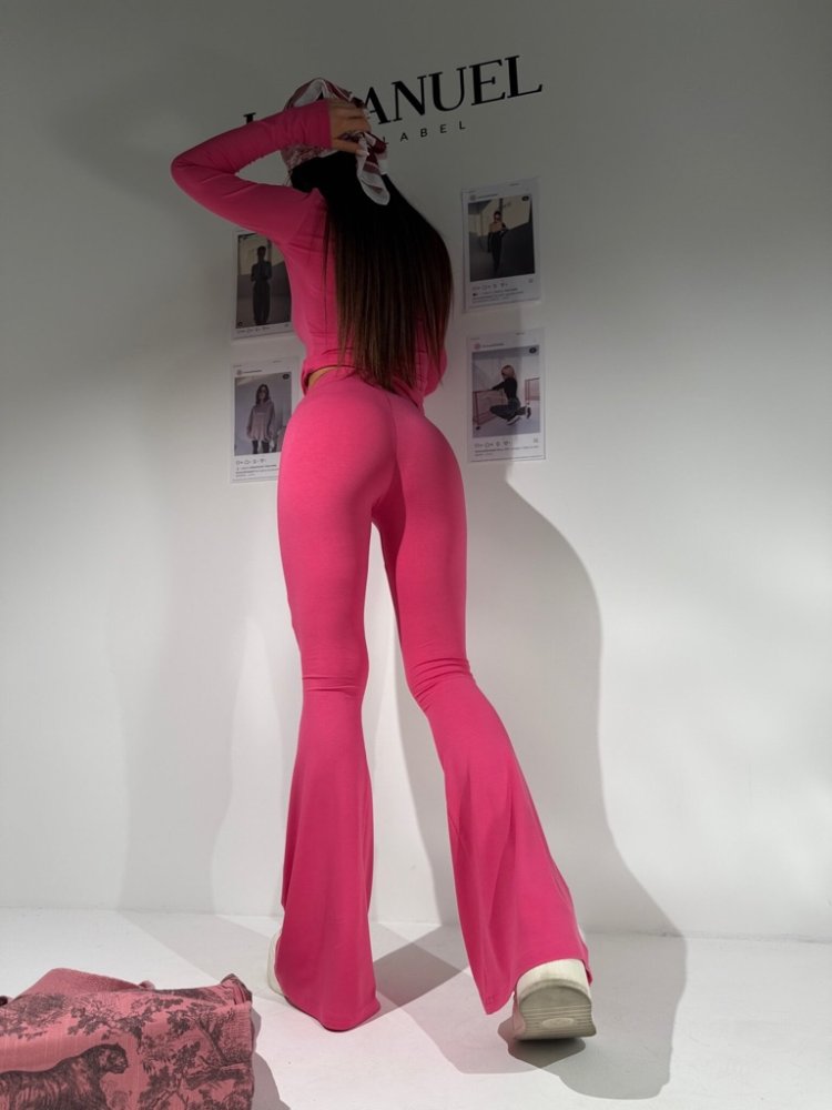 Legginsy PRIME, fuksja