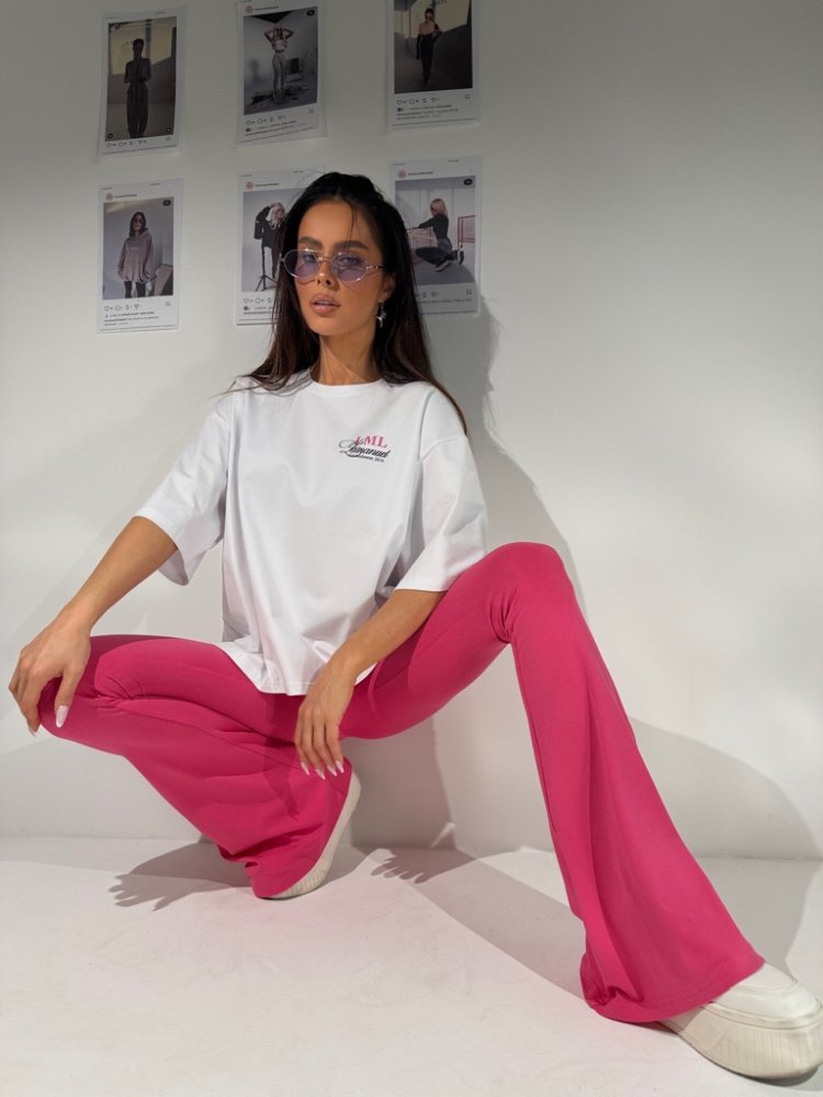 T-shirt LA CLUB, biały