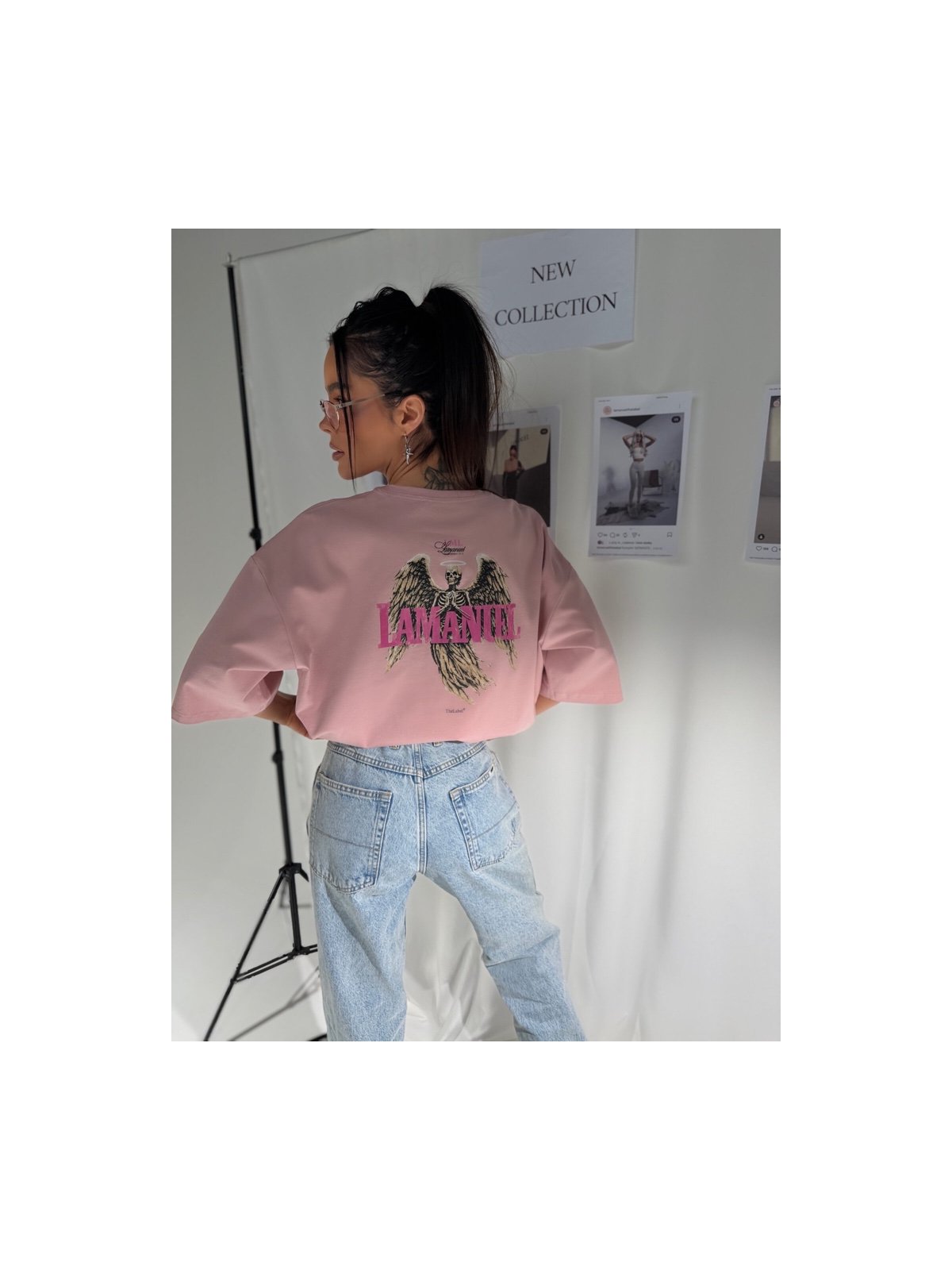 T-shirt LA CLUB, puder