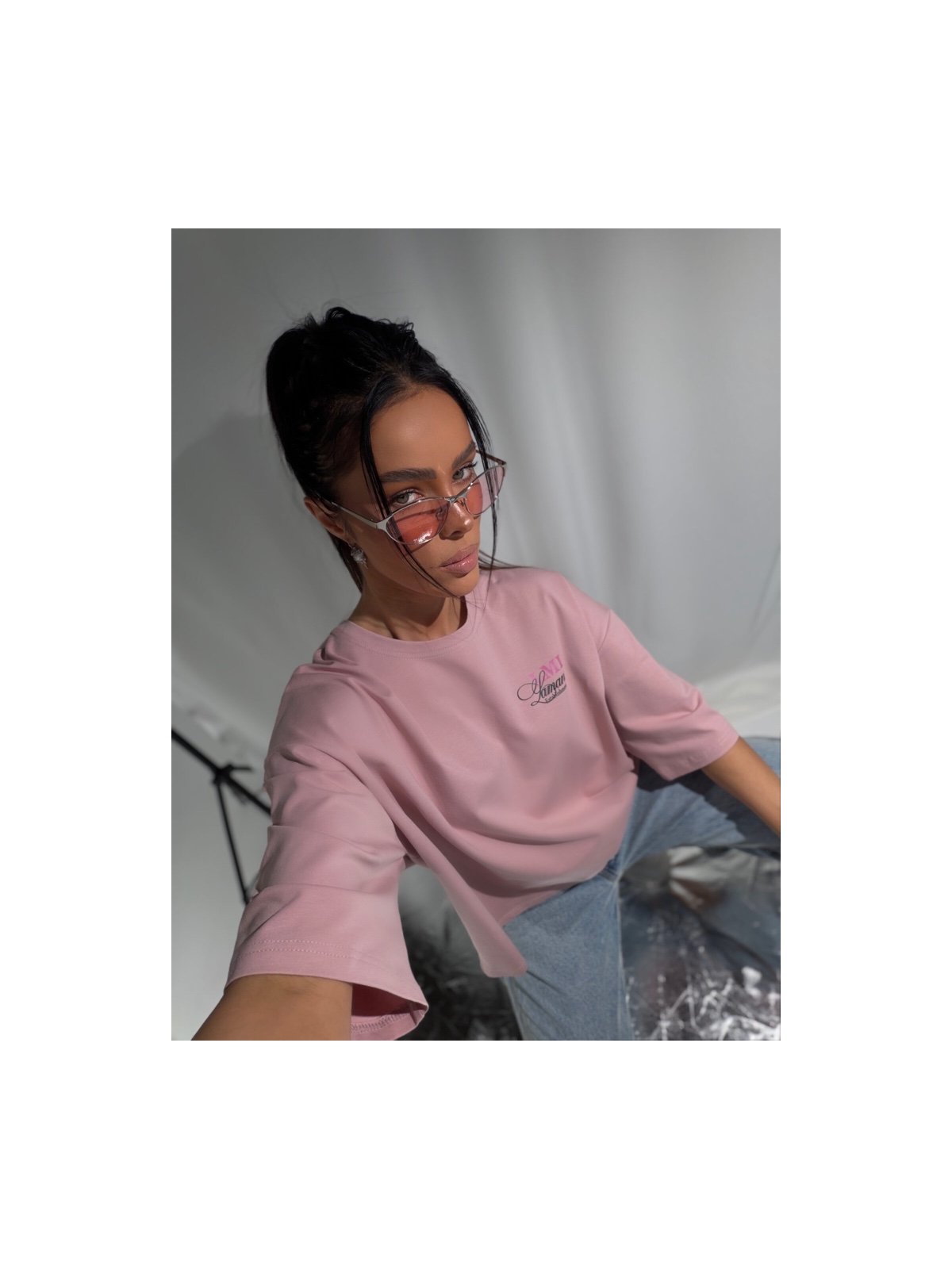 T-shirt LA CLUB, puder