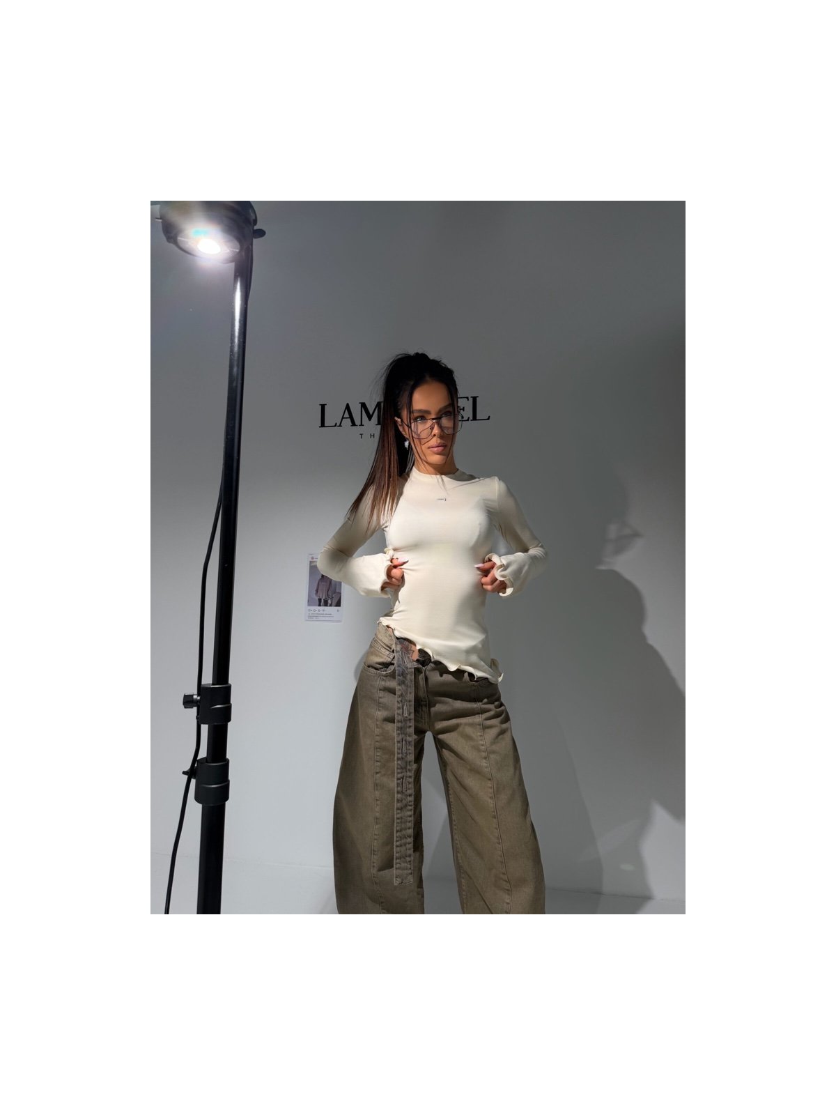 Bluzka/top SALSA, vanilla